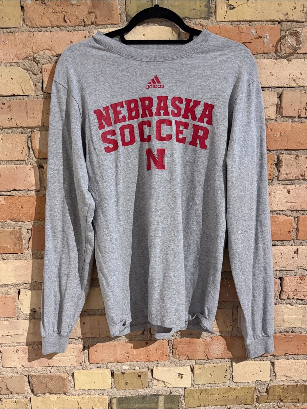 Vintage Nebraska soccer long sleeve shirt